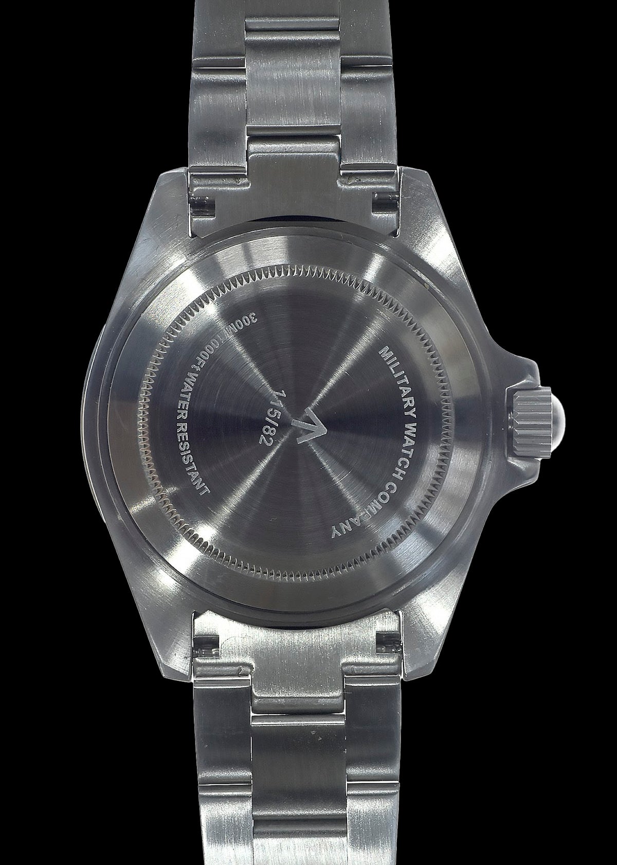 MWC 24 Jewel 1980s Pattern 300m Automatic Military Divers Watch with Sapphire Crystal on a Steel Bracelet