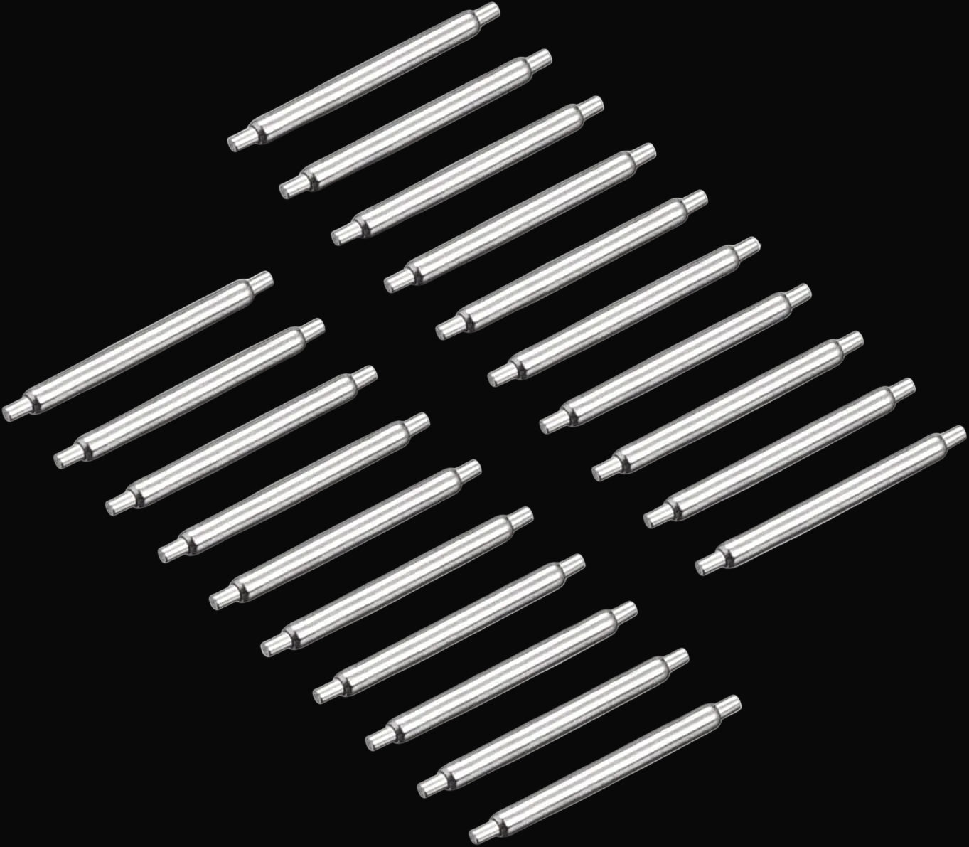 20 x 18mm or 20mm Watch Pins Designed to Create the Appearance of a Military Watch with Fixed Solid Bars