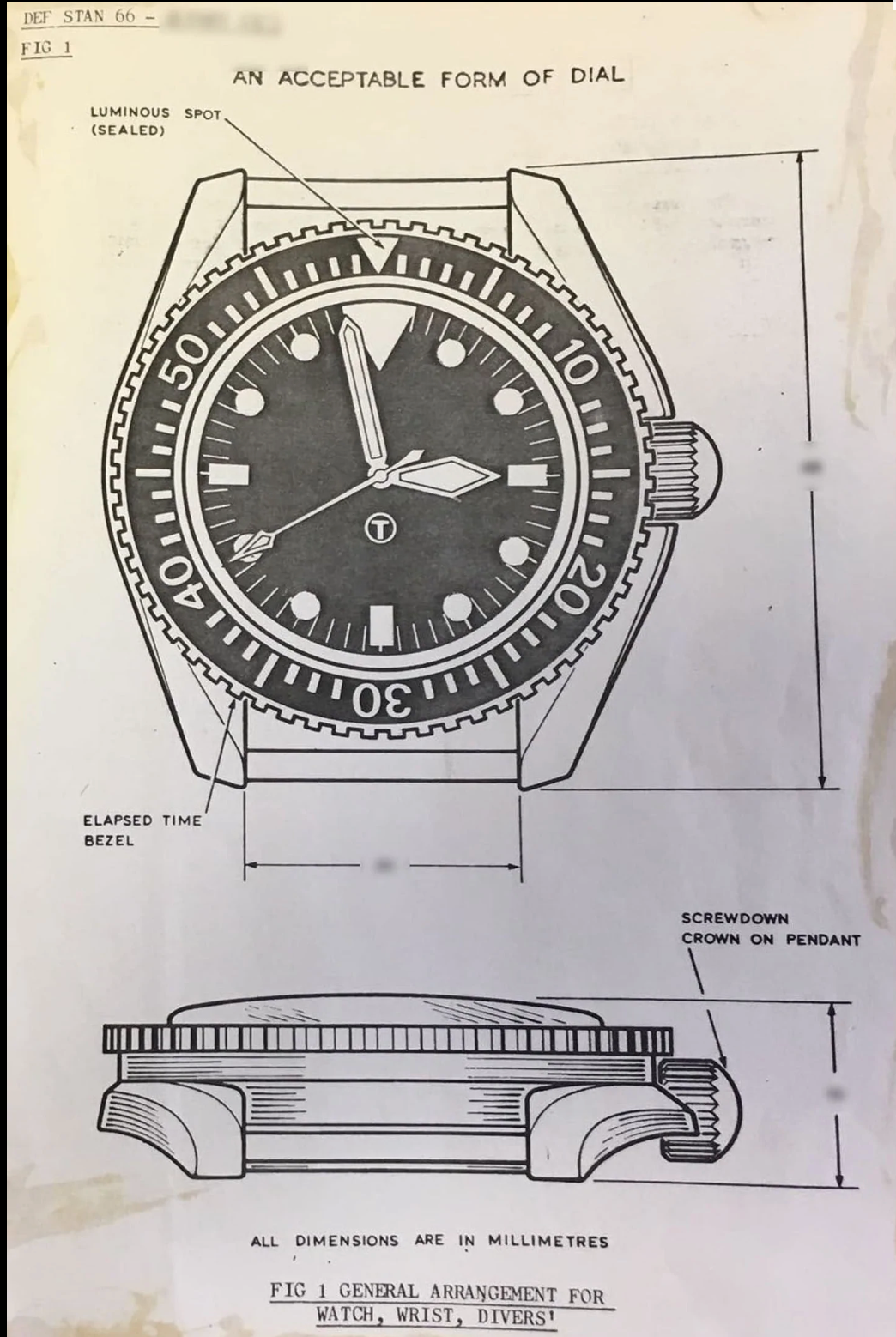 Current NATO Pattern Quartz Military Divers Watch with Sapphire Crystal and 10 Year Battery Life and Ceramic Bezel - NATO STOCK NUMBER NSN 6645-99-157-3496