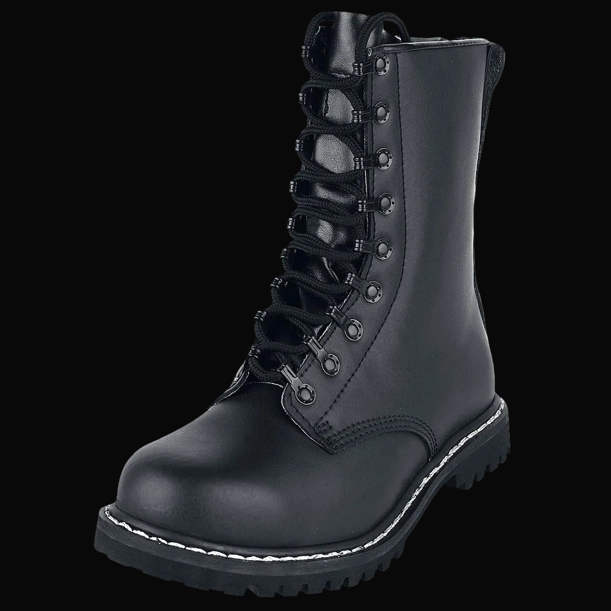 High Quality Classic German Pattern Para Boots "Springerstiefel" Leather Military Boots - Surplus Stock to One Pair to Clear Size 7