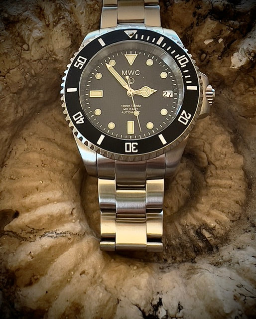 MWC Professional Military Diver 300m – Swiss Sellita SW200 Automatic, Sapphire Crystal, Ceramic Bezel & Steel Bracelet