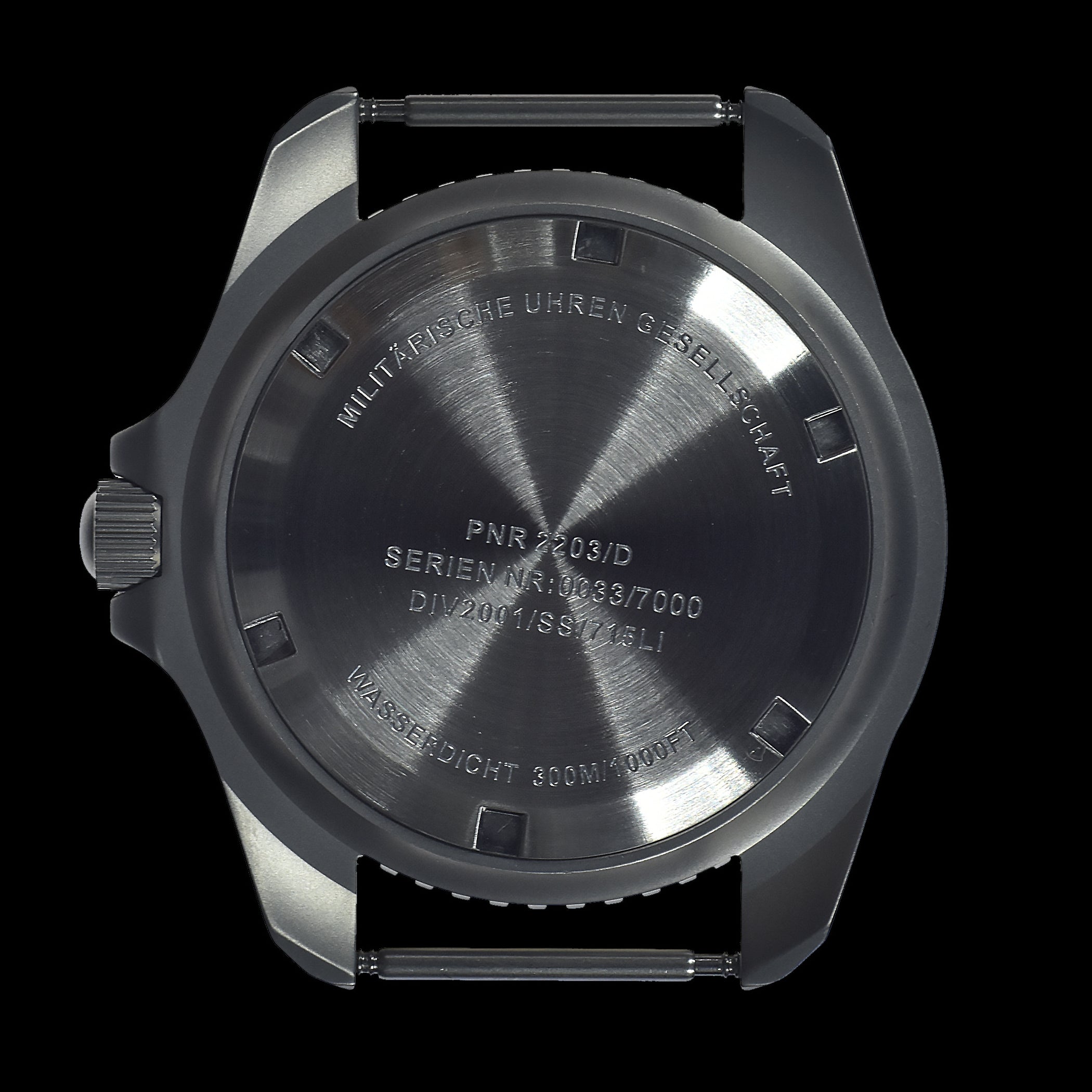 MWC Stainless Steel Automatic Military Divers Watch - Tritium / GTLS Illumination, Sapphire Crystal and 60 Hour Power Reserve