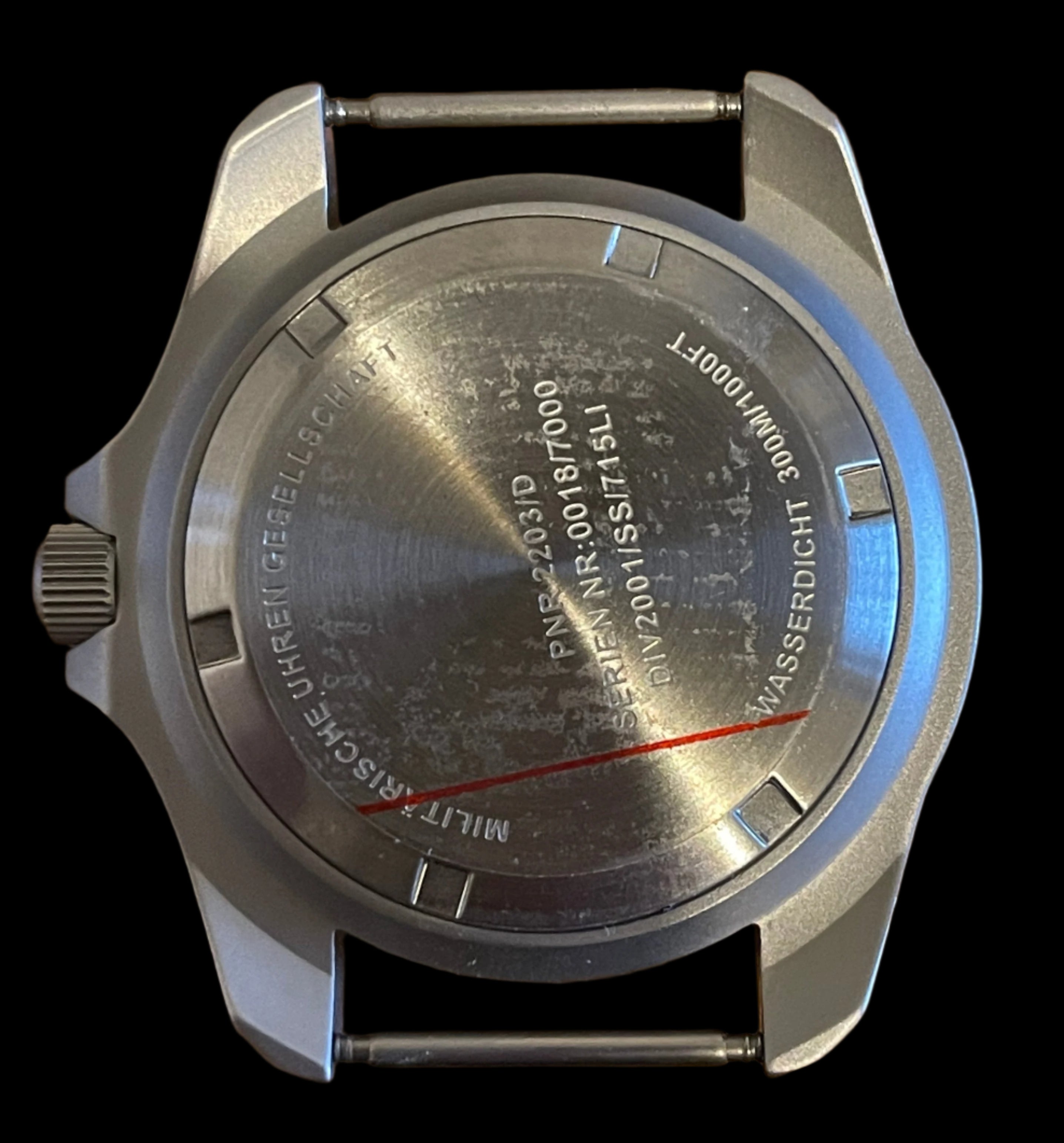 10 x 18mm or 20mm Watch Pins Designed to Create the Appearance of a Military Watch with Fixed Solid Bars