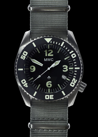 MWC "Depthmaster" 100atm / 3,280ft / 1000m Water Resistant Military Divers Watch in Stainless Steel Case with Helium Valve (Automatic)