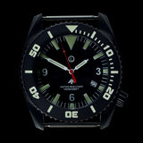 MWC "Depthmaster" 100atm / 3,280ft / 1000m Water Resistant Military Divers Watch in PVD Stainless Steel Case with Helium Valve (Quartz)