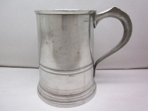 James Yates - One Pint Royal Marines Solid Pewter Tankard - Identical weight and dimensions as the manufacturers 19th century originals