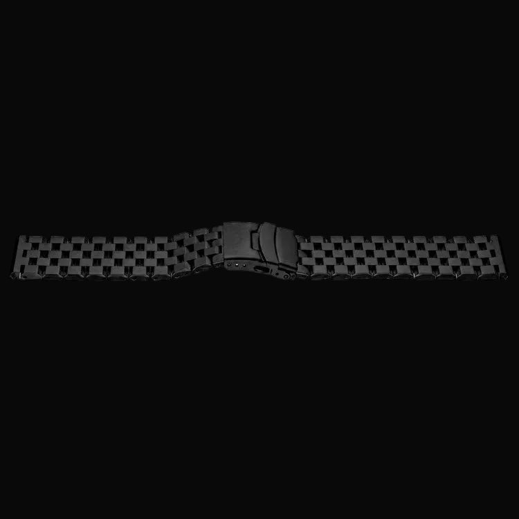22mm Black PVD Stainless Steel Bracelet which is Compatible with MWC, Elvia, Aeschbach, CWC and Other Brands
