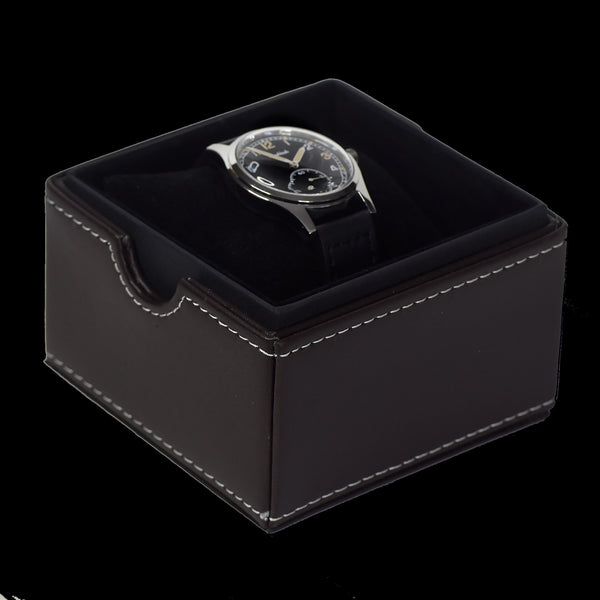 Aeschbach WW2 Pattern Germany Luftwaffe / Reichsluftfahrtministerium (RLM) Pilots Watch with Sapphire Box Crystal and 21 Jewel Automatic Mechanical Movement