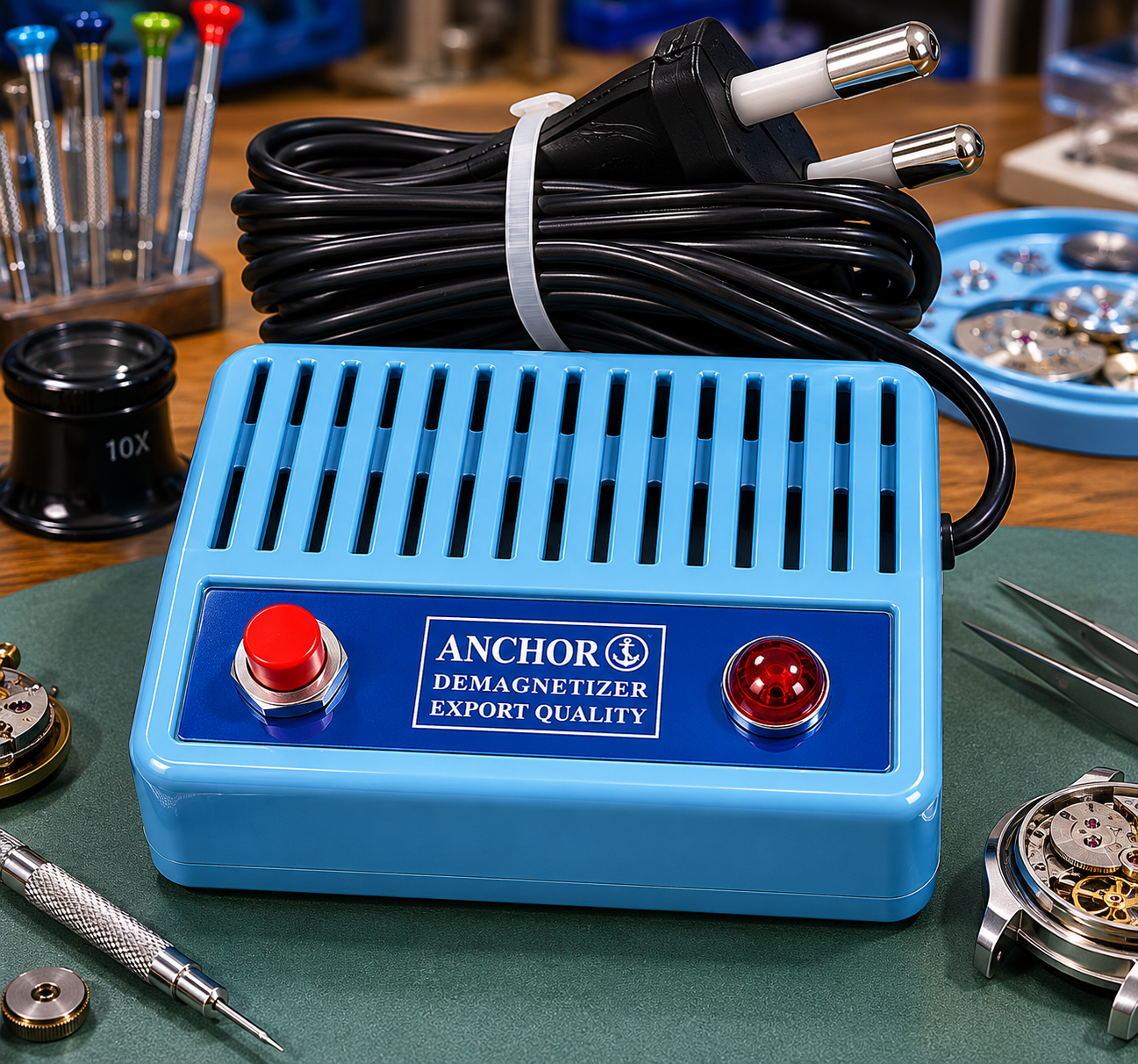 Watch Demagnatiser - A Vital Tool If You Own Multiple Mechanical Watches (Mains Powered 220V/240V)
