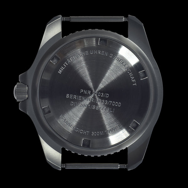 MWC 1999-2001 Pattern Automatic Military Divers Watch  - Retro Luminous Paint, Ceramic Bezel and Sapphire Crystal