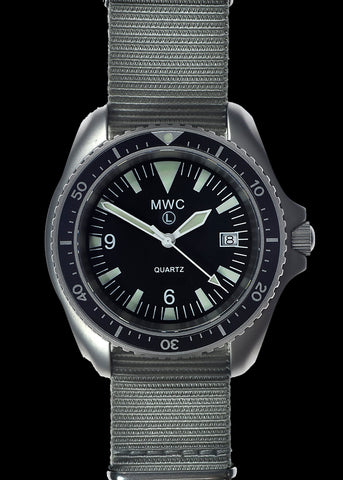 MWC 24 Jewel 1982 Pattern 300m Automatic Military Divers Watch with Sapphire Crystal on a Stainless Steel Bracelet