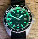 Current NATO Pattern Quartz Military Divers Watch with Ceramic Bezel Insert, Sapphire Crystal and 10 Year Battery Life - NATO STOCK NUMBER NSN 6645-99-157-3496