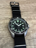 Current NATO Pattern Quartz Military Divers Watch with Ceramic Bezel Insert, Sapphire Crystal and 10 Year Battery Life - NATO STOCK NUMBER NSN 6645-99-157-3496