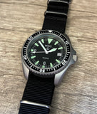 Current NATO Pattern Quartz Military Divers Watch with Ceramic Bezel Insert, Sapphire Crystal and 10 Year Battery Life - NATO STOCK NUMBER NSN 6645-99-157-3496
