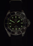 MWC 24 Jewel 1982 Pattern 300m Automatic Military Divers Watch with Sapphire Crystal on a NATO Webbing Strap (Non Date Version)