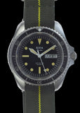 ELVIA Day/Date Military Divers Watch with Sapphire Crystal and Quartz Movement