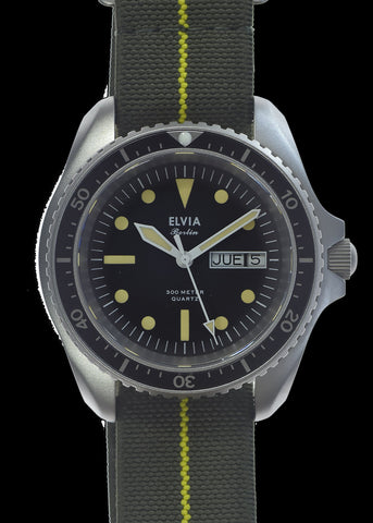 MWC 24 Jewel 1982 Pattern 300m Automatic Military Divers Watch with Sapphire Crystal on a Stainless Steel Bracelet