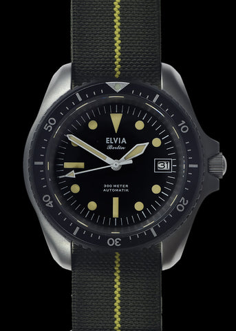 MWC 24 Jewel 1982 Pattern 300m Automatic Military Divers Watch with Sapphire Crystal on a Stainless Steel Bracelet