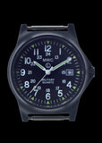 MWC G10LM 12/24 Cover Non Reflective Black PVD Military Watch