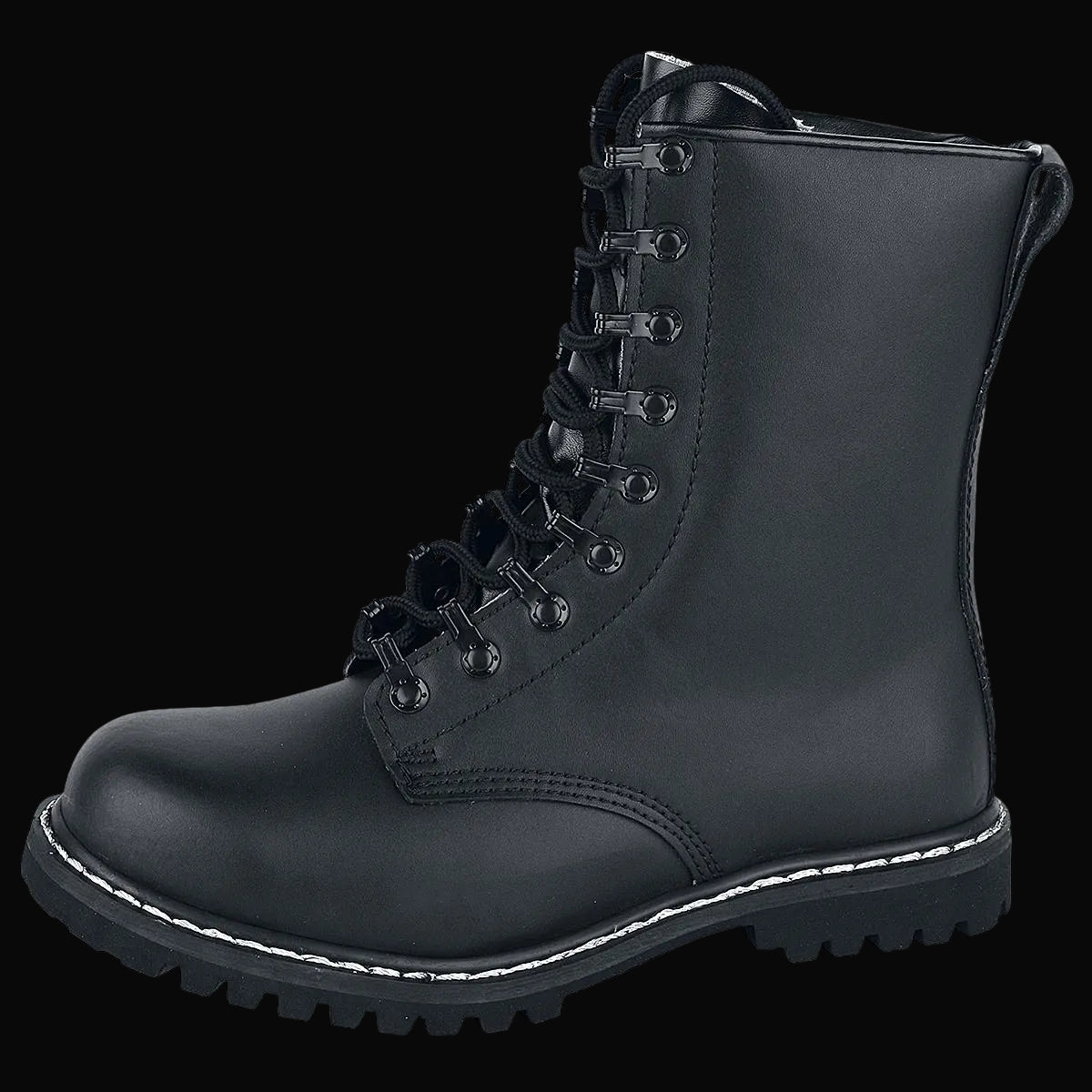 High Quality Classic German Pattern Para Boots "Springerstiefel" Leather Military Boots - Surplus Stock to One Pair to Clear Size 7