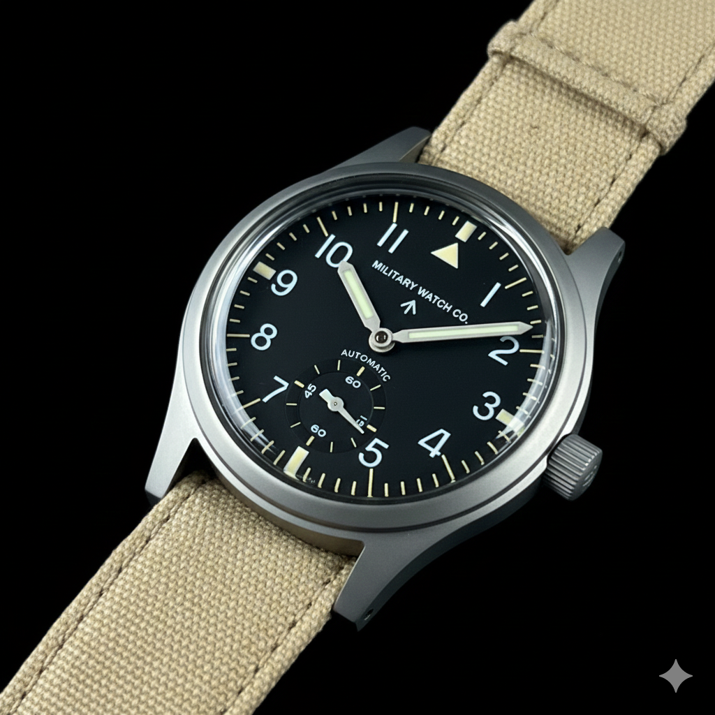 MWC 1940s/1950s "Dirty Dozen" Pattern General Service Watch with Automatic Self Winding Mechanical Movement