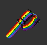 20mm LGBT Rainbow Zulu NATO Military Watch Strap in Ballistic Nylon Webbing