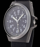 Replica MIL-W-46374C 1980s U.S pattern Military Watch  in Olive Drab on a Nylon Webbing Strap