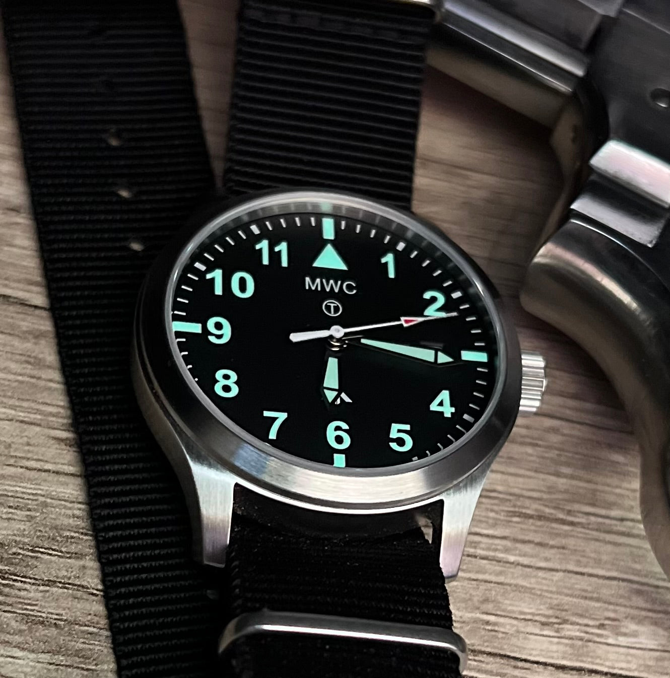 MWC MKIII (100m) 1950's / 60's Pattern Automatic Military Watch in Stainless Steel with Sapphire Crystal