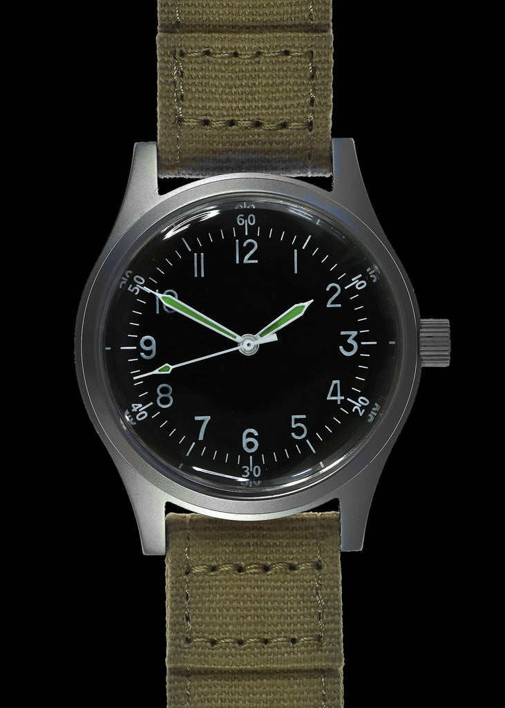 A-11 1940s WWII Pattern Military Watch With Shatter and Scratch Resistant Box Sapphire Crystal (Automatic)