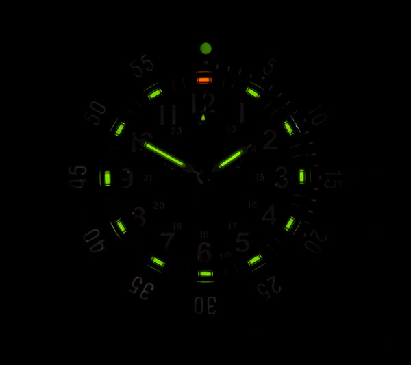 MWC P656 Latest Model PVD Titanium Tactical Series Watch with GTLS Tritium and Ten Year Battery Life (Date Version)