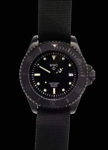 MWC 300m / 1000ft PVD Steel Military Divers Watch (Quartz)