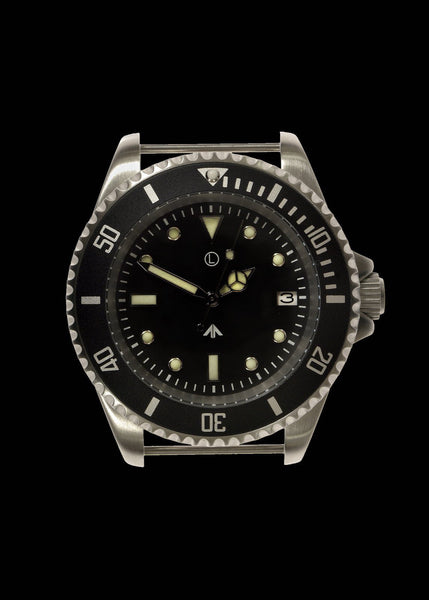 MWC 21 Jewel 300m Automatic Military Divers Watch with Sapphire Crystal and Ceramic Bezel on a NATO Webbing Strap