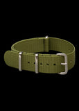 18mm Olive NATO Military Watch Strap