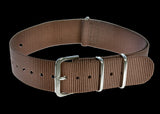 18mm Brown NATO Military Watch Strap