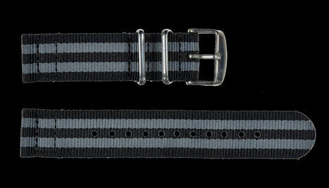 22mm Ribbed Desert NATO Military Watch Strap