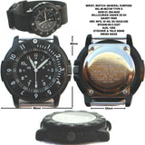 MWC P656 2025 Model PVD Tactical Series Watch with GTLS Tritium, Sapphire Crystal and Ten Year Battery Life