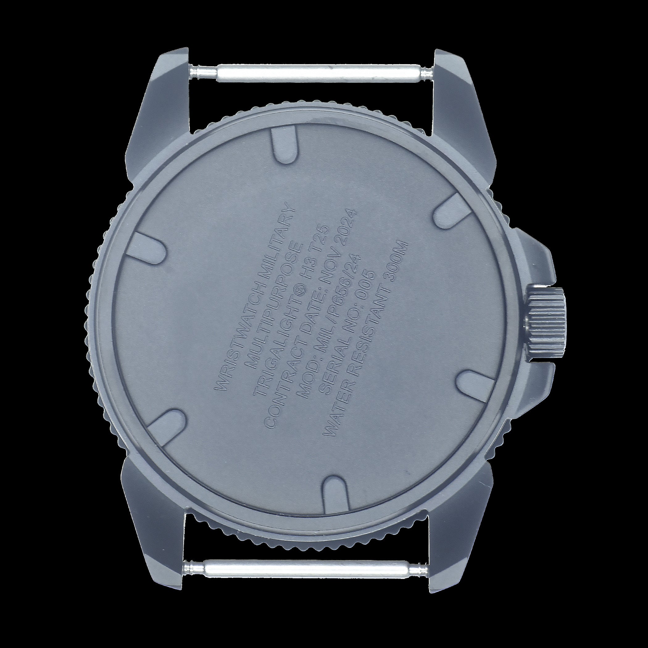 MWC P656 2025 Model Stainless Steel Tactical Series Watch with Day/Date, GTLS Tritium and Sapphire Crystal