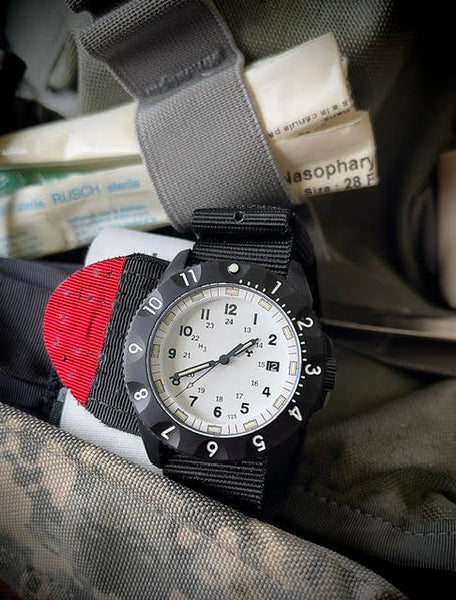 MWC P656 2025 Model PVD Tactical Series Watch with GTLS Tritium, Sapphire Crystal and Ten Year Battery Life
