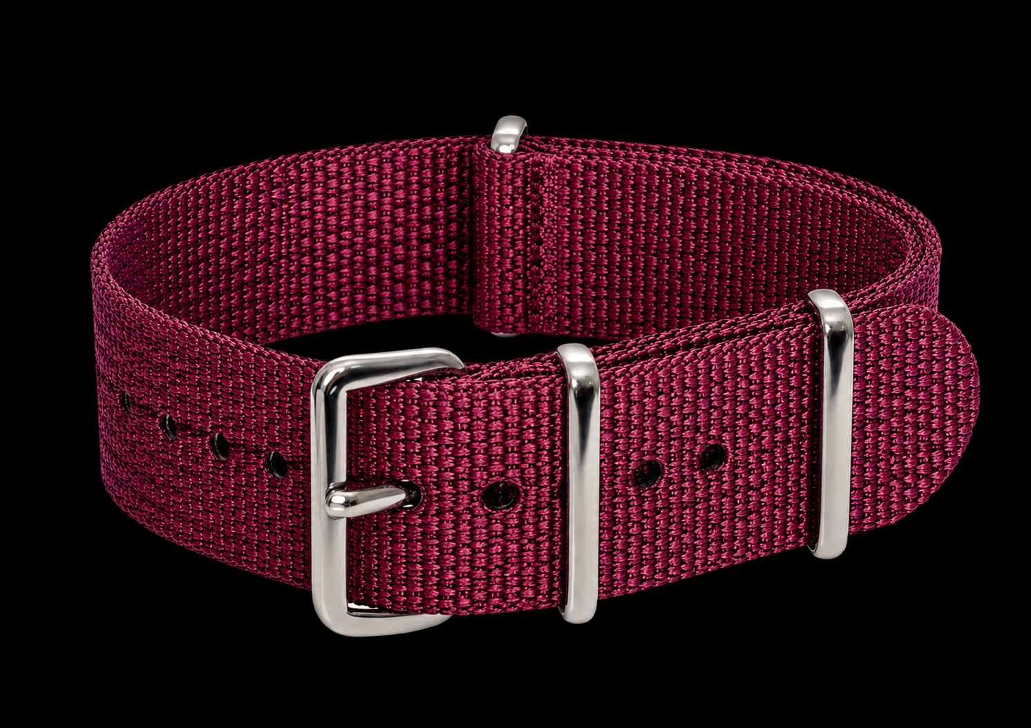 18mm Maroon Paratrooper NATO Military Watch Strap