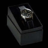 MWC Classic 40mm Stainless Steel Aviator Watch with 24 Jewel Automatic Movement and 100m Water Resistance