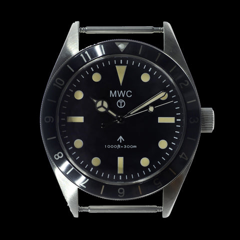 MWC Classic 1960s Pattern Divers Watch with Retro Luminous Paint and a Hybrid Mechanical/Quartz Movement