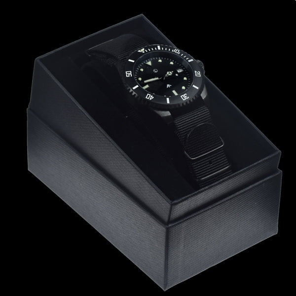 MWC 24 Jewel PVD 300m Automatic Military Divers Watch with Ceramic Bezel and Sapphire Crystal