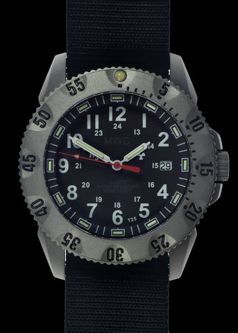 MWC P656 Latest Model Titanium Tactical Series Watch with GTLS Tritium and Ten Year Battery Life (Date Version)