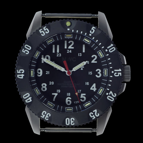 MWC P656 Latest Model Titanium Tactical Series Watch with GTLS Tritium and Ten Year Battery Life (Non Date Version)