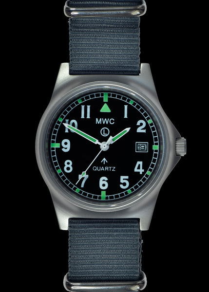 MWC G10 LM - UK NATO Pattern Stainless Steel Military Watch With Date Window - Limited Edition Contract Watch