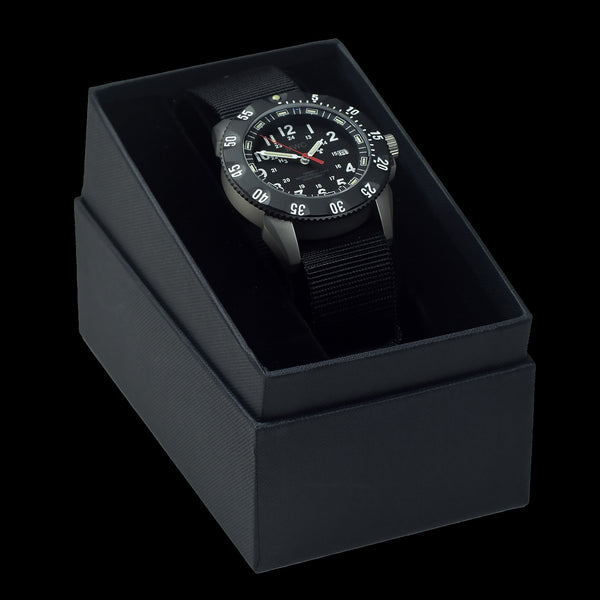 MWC P656 Latest Titanium Tactical Series Watch with GTLS Tritium and Ten Year Battery Life